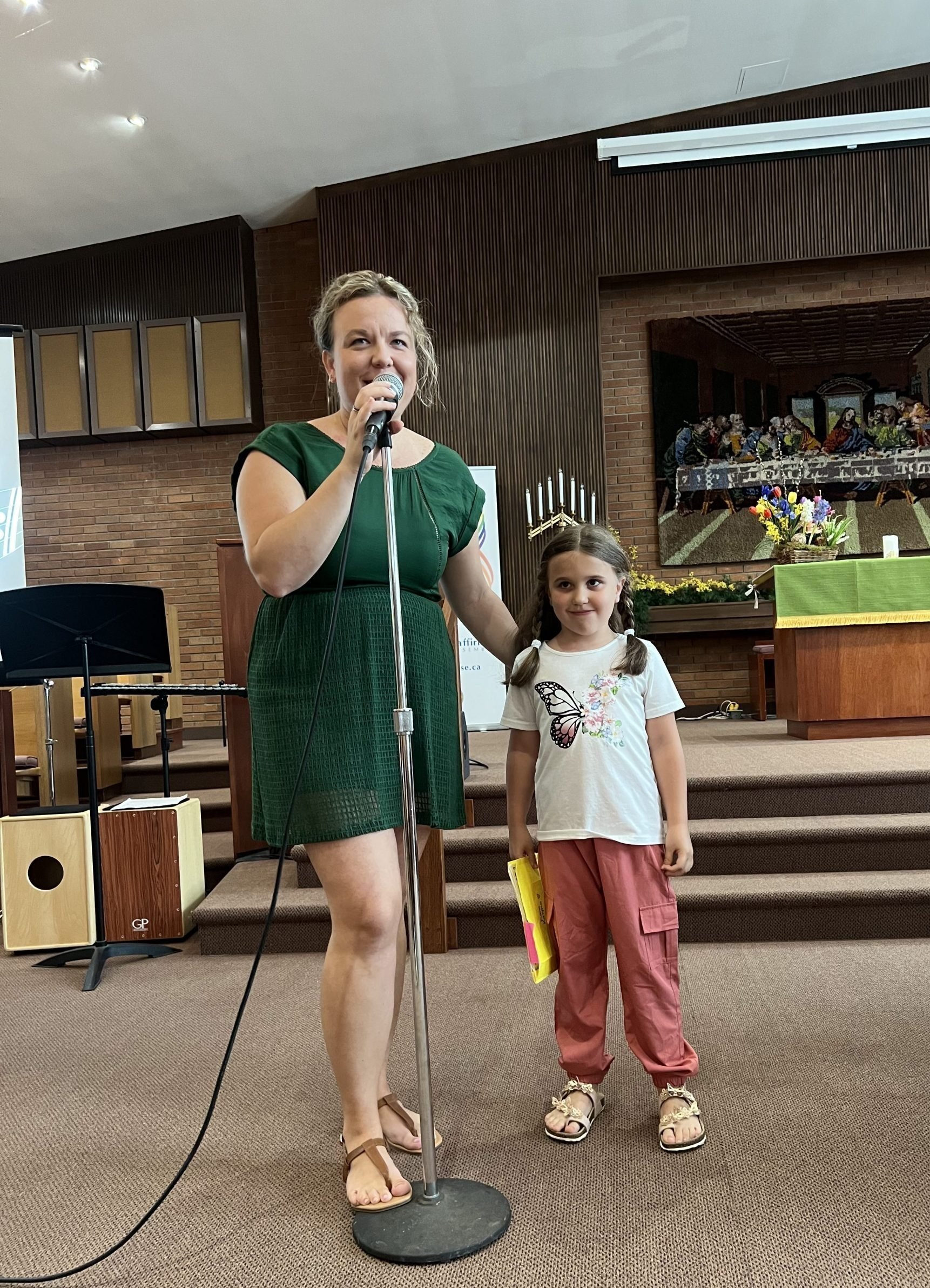 Teacher with student